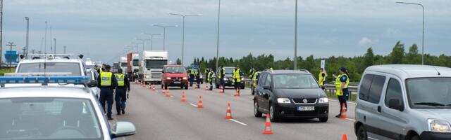 Во время праздников в Эстонии задержали 150 пьяных водителей