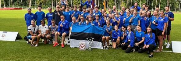 Kergejõustiku U-20 Eesti koondis krooniti Balti meistriks