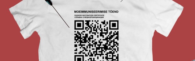 ФОТО: эстонский дизайнер Tim Bluz выпустил футболки с QR-кодом, подтверждающим «модную вакцинацию»