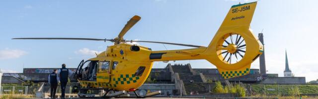 ФОТО и ВИДЕО | В Таллинне представили специальный вертолет скорой помощи. Государство в нем пока не заинтересовано
