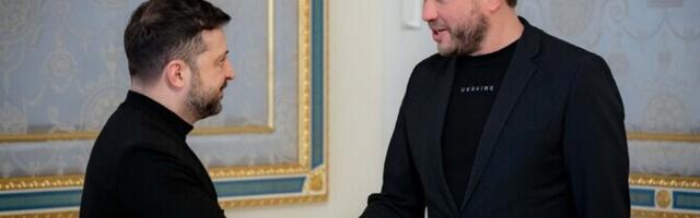 Глава МИД Эстонии Маргус Цахкна встретился в Киеве с президентом Украины Владимиром Зеленским