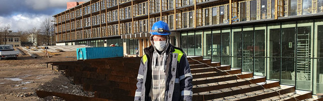 Коронавирус может повлиять на сдачи нарвского Колледжа Академии внутренней безопасности. Из Италии ждут радиаторы и плитку, из Китая - светильники