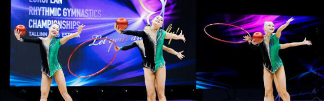 Эстонские художественные гимнастки не пробились в индивидуальные финалы на ЧЕ в Таллинне