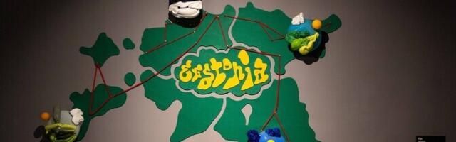 ФОТО: финский уличный художник EGS открыл в музее поп-арта PoCo вдохновленную Эстонией выставку