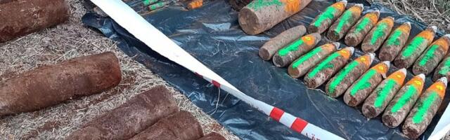 Саперы обнаружили в Южной Эстонии более 50 взрывоопасных предметов