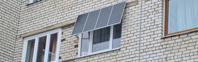 Установка в Нарве солнечных панелей на жилые дома оказалась очень сложной задачей