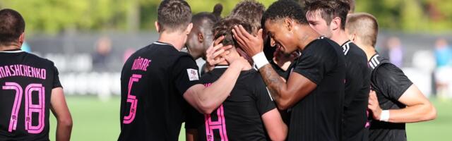 ФОТО и ВИДЕО | Украинский футболист двумя красивыми дальними ударами в свой день рождения помог „Нымме Калью“ обыграть „Флору“