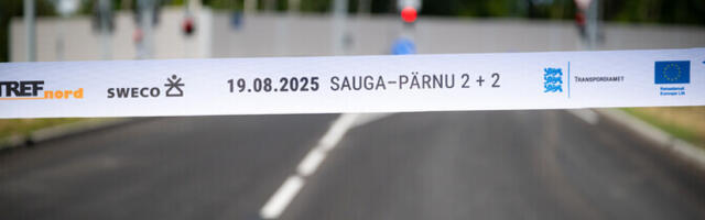 Под Пярну завершилось строительство четырехполосного участка шоссе протяженностью 2,6 км