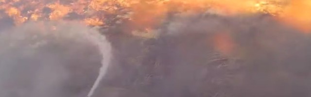 Крупный пожар в Ляэнемаа: люди вне опасности
