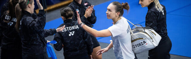 Эстонские бадминтонистки находятся в шаге от выхода в финальный турнир чемпионата Европы