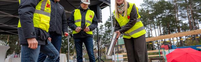 В Нарва-Йыэсуу заложили краеугольный камень нового детского сада