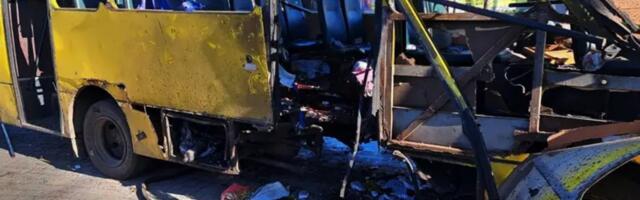 ВОЕННЫЙ ДНЕВНИК (1504-й день) | В Никополе в результате российской атаки по автобусу погибли четверо  