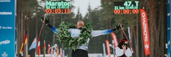 Победителем Тартуского лыжного марафона стал Март Кевин Пыллусте