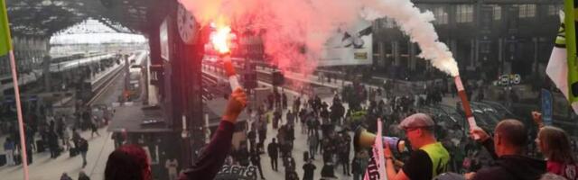Франция охвачена протестами: полиция арестовала более 250 человек, а протестующие захватили вокзал в Лионе