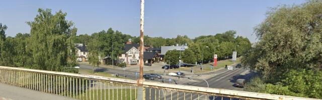 Ограничения движения возле моста Sõpruse