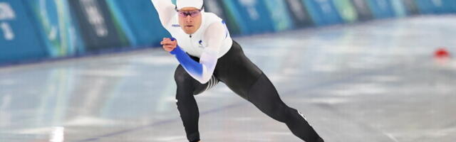 ОИ-2026: эстонский конькобежец Мартен Лийв занял 14-е место на дистанции 1000 метров