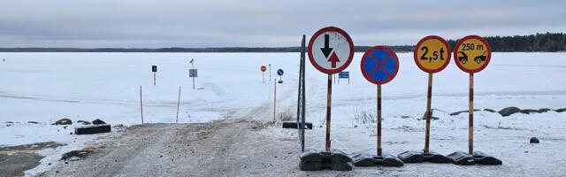 С 17 февраля вновь открыты ледовые дороги между Хийумаа и Сааремаа