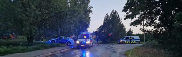 Неизвестный на Audi  вылетел с дороги и врезался в дерево: два человека в больнице