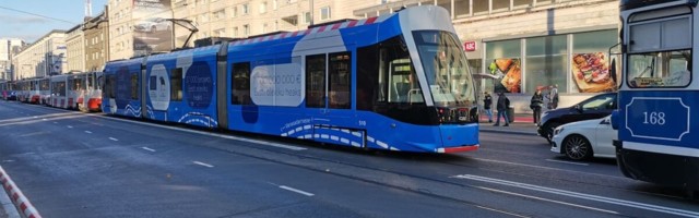 ФОТО | В центре Таллинна было парализовано трамвайное движение