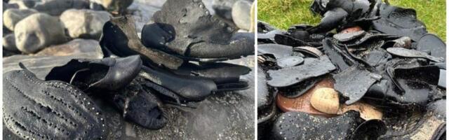 Загадка в Уэльсе: на берег выбросило сотни кожаных сапог викторианской эпохи