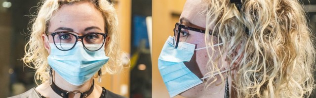 Жителям Эстонии вновь показали, как правильно носить маску, чтобы от нее была максимальная польза