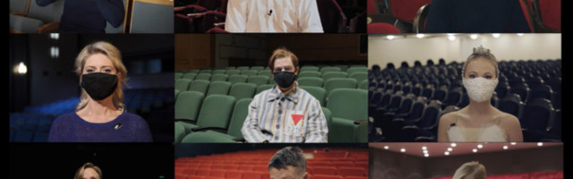 Девять театров Эстонии в видеообращении попросили зрителей носить маски