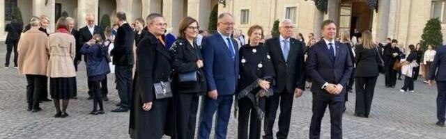 ФОТО: эстонские паломники встречаются в Риме с Папой Римским