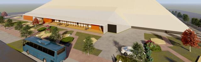 В Нарве подписан договор на строительство крытого футбольного пневмохолла