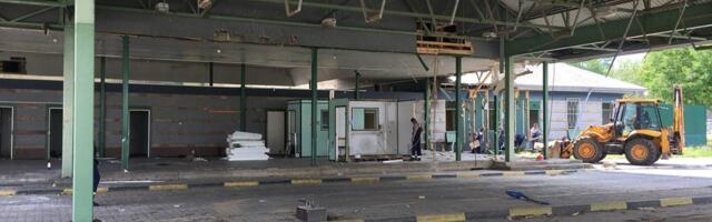 На КПП в Ивангороде начались демонтажные работы старых зданий и помещений