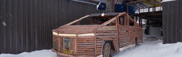 Эстонский блогер создал свою версию автомобиля Tesla Cybertruc