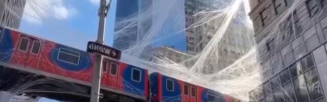 Правдиво ли это видео с рекламой нового „Человека-паука“ в Нью-Йорке?