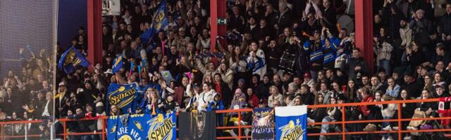 „Надо уже новую арену строить“ — корреспонеднт Delfi побывал на хоккейном финале в Нарве и увидел невероятное количество зрителей