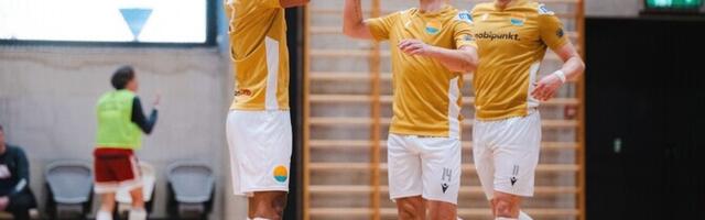 Финальная серия ЧЭ по футзалу: "Бункер Партнер" выиграл и второй матч у команды из Нарвы