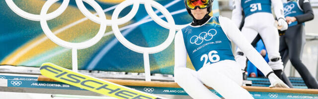 ОИ-2026: Кристьян Ильвес занял первое место в прыжках с трамплина в лыжном двоеборье