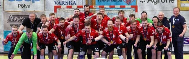 Пылваский "Сервити" второй год подряд стал победителем Балтийской гандбольной лиги