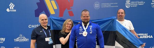 Эстонский тяжелоатлет завоевал серебряную медаль на чемпионате Европы