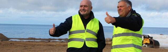 ФОТО | Строительство мола в Нарва-Йыэсуу идет по плану и с соблюдением сроков