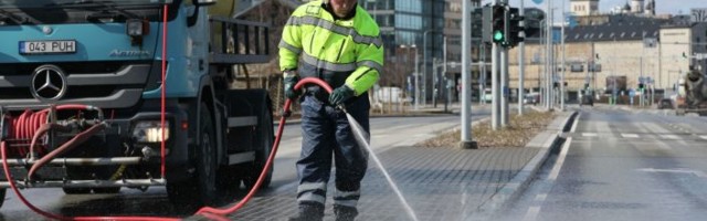 Таллин станет чище: улицы города отмоют от зимней грязи