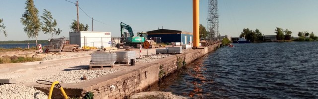 Порт Кулгу на Нарвском водохранилище обещает ожить следующим летом
