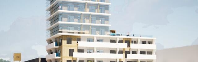 В Пярну началось строительство жилого и коммерческого центра на месте бывшего ДК "Май"