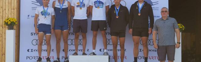 На чемпионате Эстонии по академической гребле нарвские спортсмены завоевали 6 медалей