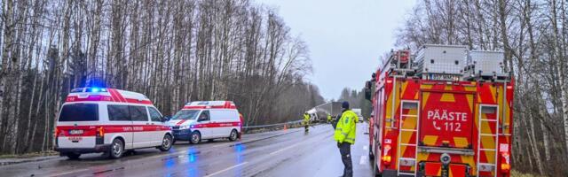 Три пострадавших и одна смерть. Что произошло вчера на дорогах Эстонии?