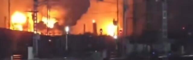 В порту Усть-Луга снова произошли взрыв и пожар