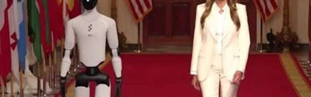 «Это только начало»: Мелания Трамп привела в Белый дом робота