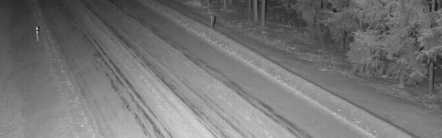 В Южной Эстонии из-за сильного снегопада введен особый режим обслуживания дорог