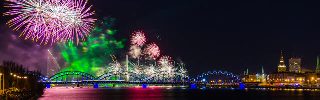 В Риге планируют запретить фейерверки из-за беженцев