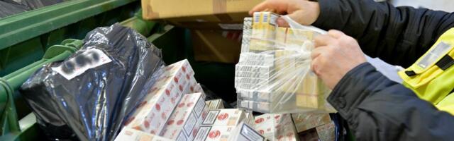 Белорусского водителя арестовали в Таллинне. В его грузовике обнаружили 2 млн сигарет