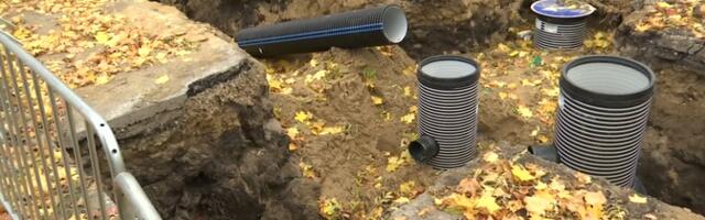 В Нарве никто не видит своей вины в повреждении культурного слоя при строительстве канализации