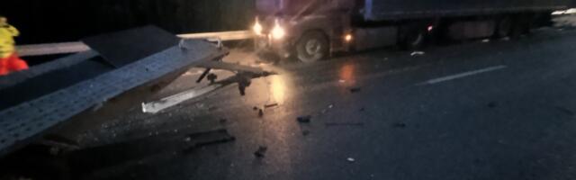 На Таллиннской окружной дороге произошло серьезное ДТП, движение в направлении Кейла закрыто