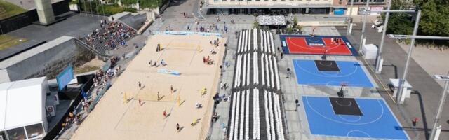 На Вабадузе появились площадки для пляжного спорта за десятки тысяч евро. „Мы взяли пример с Олимпийских игр 2024 года в Париже“